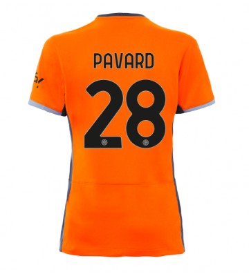 Inter Milan Benjamin Pavard #28 Kolmaspaita Naisten 2023-24 Lyhyet Hihat